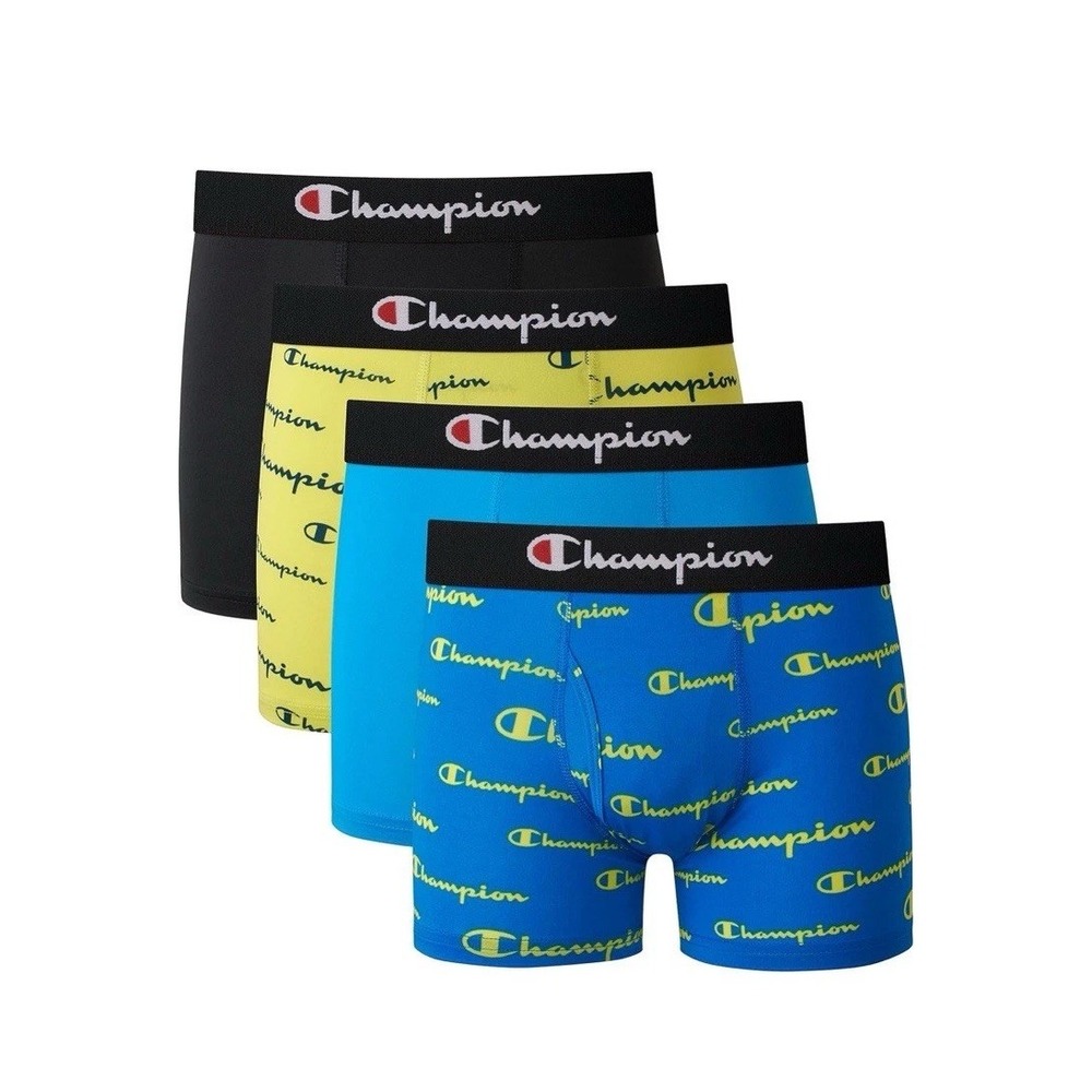 Champion Boys' Everyday Active Stretch Boxer Briefs Tagless 4-Pack XL new